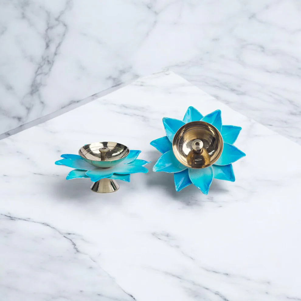 Lotus diya - 3 inch (Assorted)