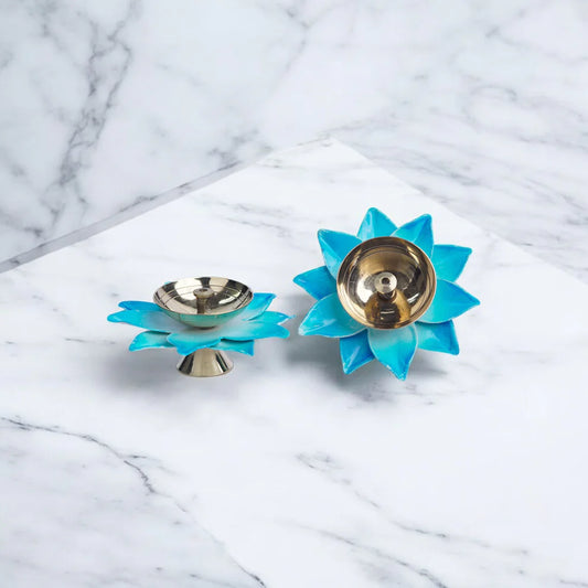 Lotus diya - 3 inch (Assorted)
