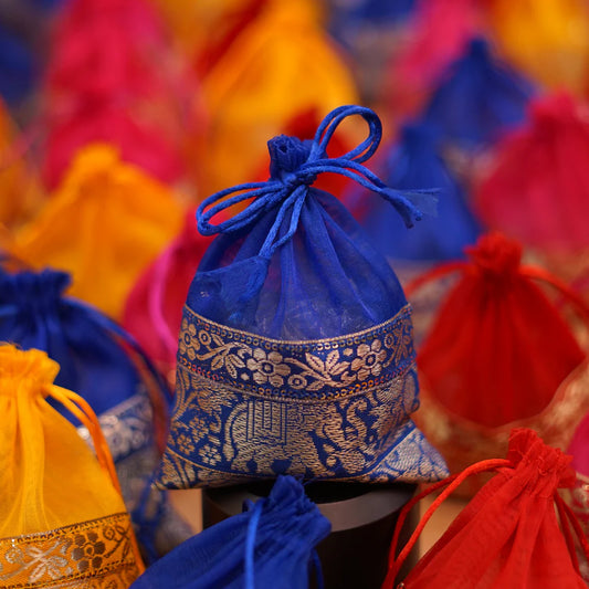 Organza Potli bags - 6.5”5 inches (Assorted)