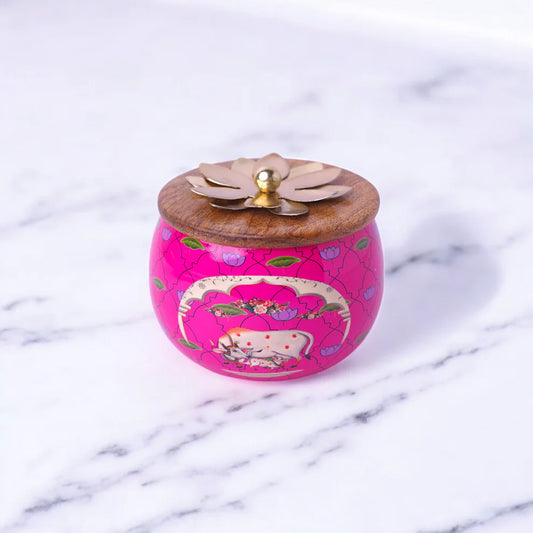 Jar with Wooden Lid (Assorted)