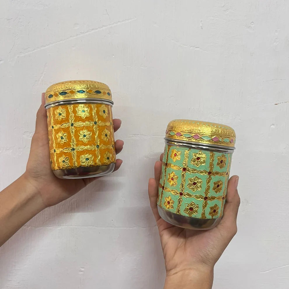 Meenakari containers (Assorted)