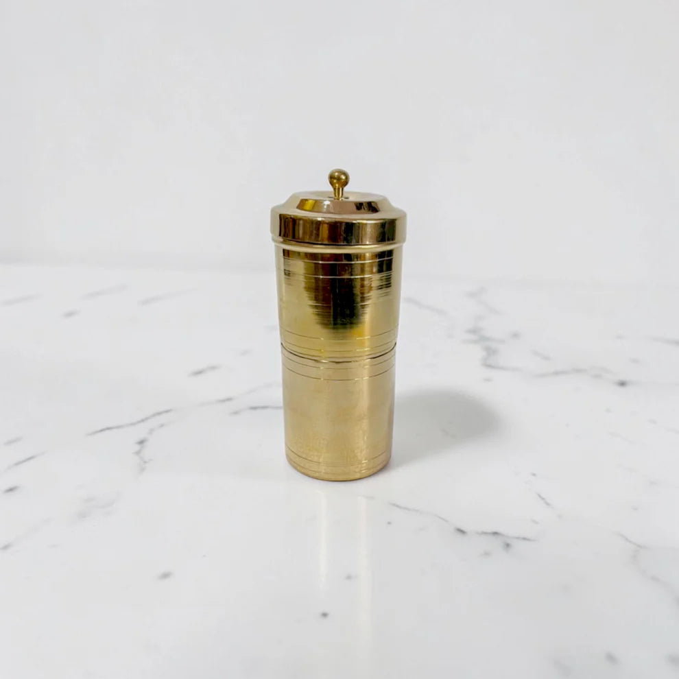 Brass Coffee Filter Set