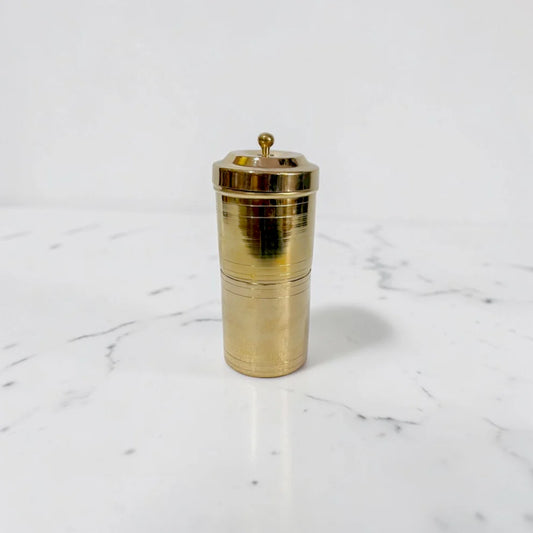 Brass Coffee Filter Set